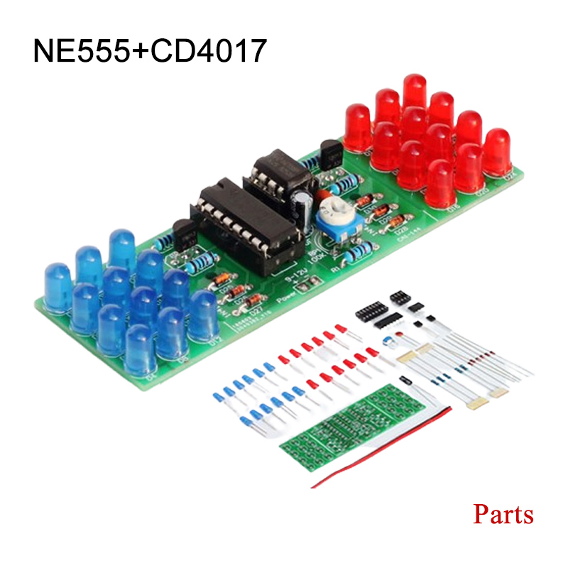 Diy Electronics Learning Kit - IC LED Rot Blau Doppel Farbe