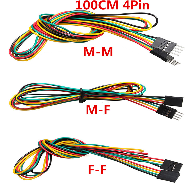 Breadboard Jumper Wire - 10 teile/los 4pin 100 cm M-M/M-F/F-F