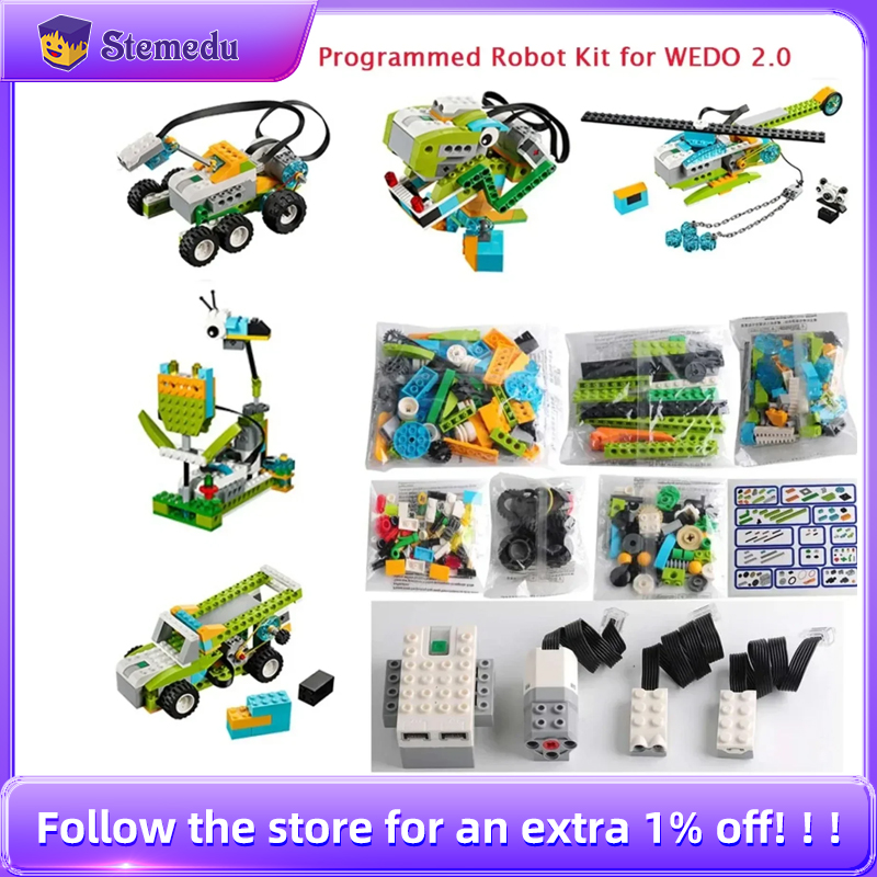 Diy Electronics For Kids - STEM We-do2.0 45300 Core-Programmierkit, kompatibel mit