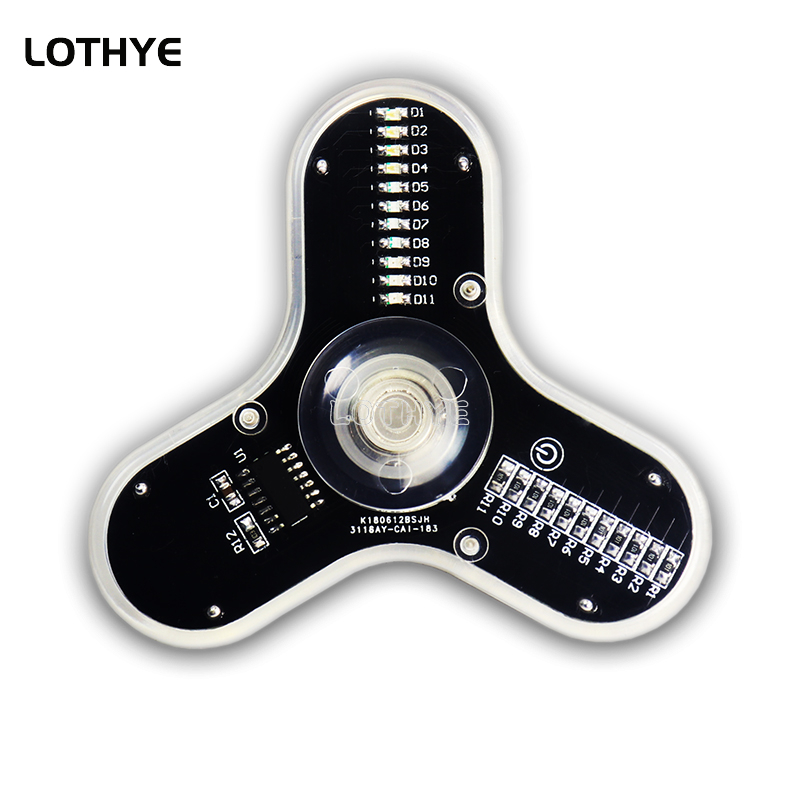 Diy Electronics Parts - LED Fidget Spinner Herstellung Lautsprecher Atmosphäre