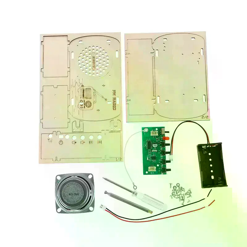 Diy Electronics Projects For Students - /Cna/DIY Holz-FM-Radio-Bausatz Vintage Montage Elektronisches Lötprojekt