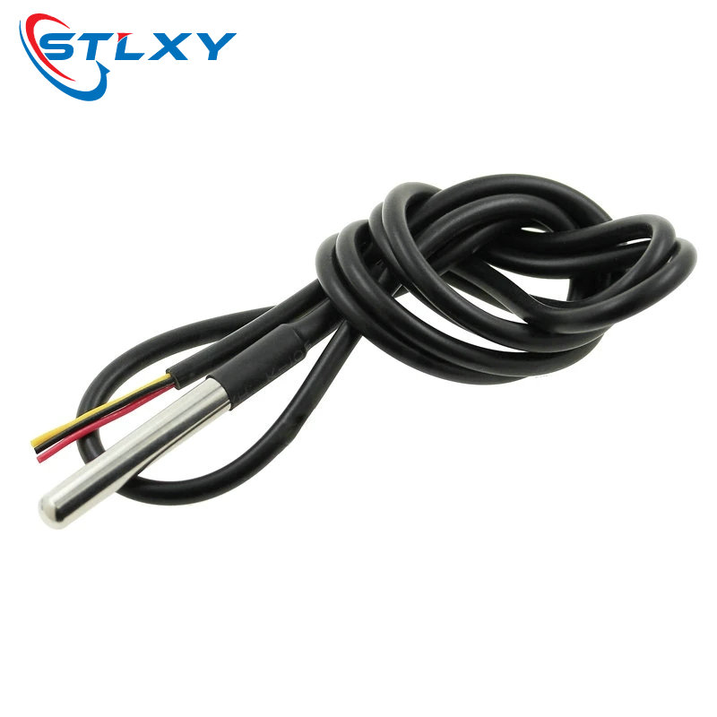 Ds18B20 Temperature Sensor - 5 Stück DS1820 Edelstahlgehäuse Wasserdichter DS18b20
