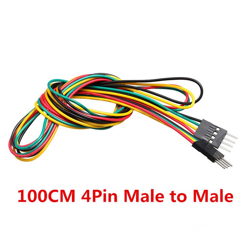 10 teile/los 4pin 100 cm M-M/M – Breadboard Jumper Wire Bewertung und Preis