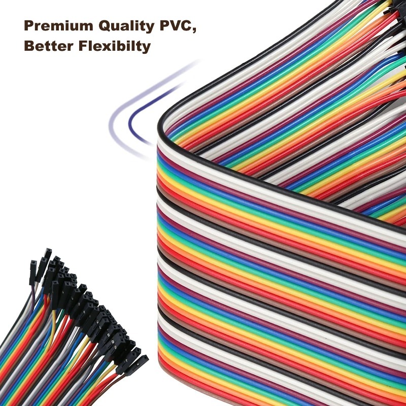 40-Pin Dupont Kabel-Set, Flach – Breadboard Jumper Wire Bewertung und Preis
