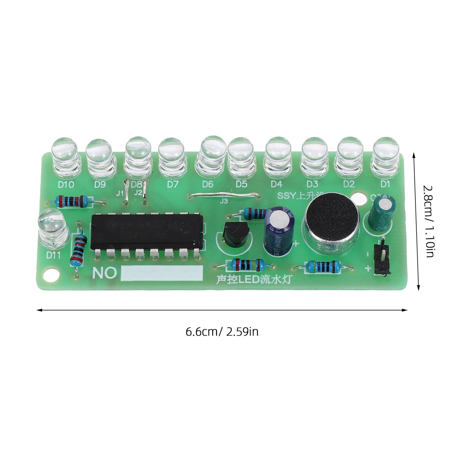 2-teiliges LED-Fließlicht-Löts – Diy Electronics For Beginners Bewertung und Preis