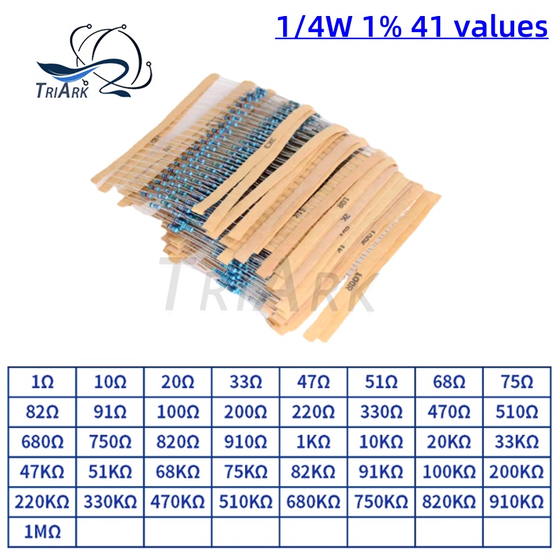 300/600/Set 30 Arten 1/4 W 1 % – Resistor Kit 1 4W Bewertung und Preis