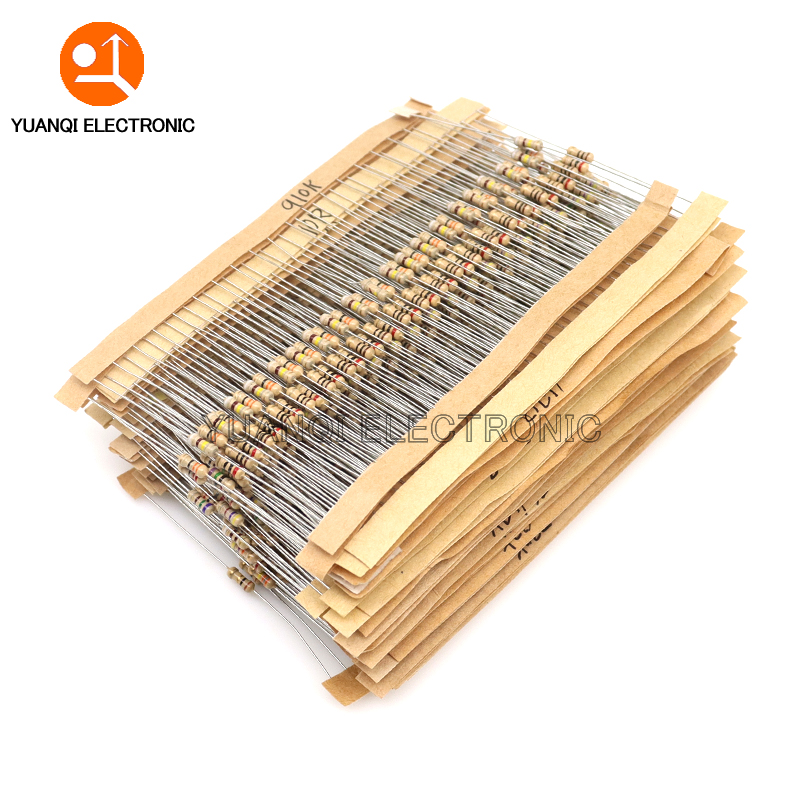 860 Stück 1/4 W Kohleschicht-W – Resistor Kit 1 4W Bewertung und Preis