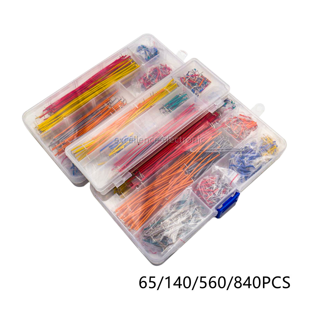 65/140/560/840 Teile/schachtel – Breadboard Jumper Wire Bewertung und Preis