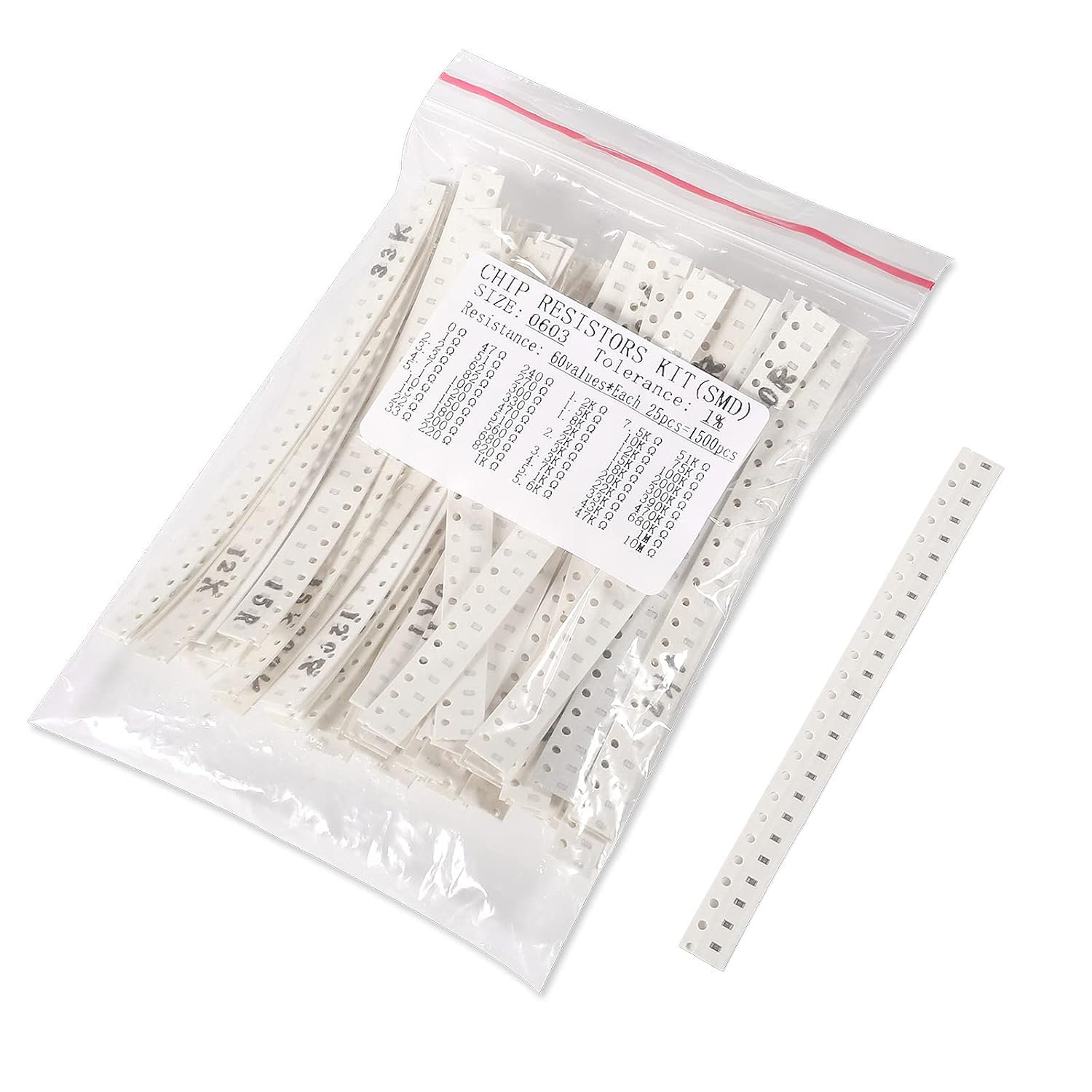 1500 Stück 0603 SMD-Widerstand – Resistor Kit 1 4W Bewertung und Preis