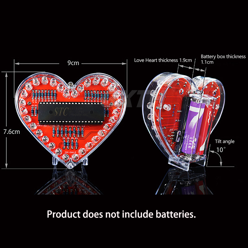 Bunte LED Liebe DIY Kit MCU he – Diy Electronics Projects For Students Bewertung und Preis