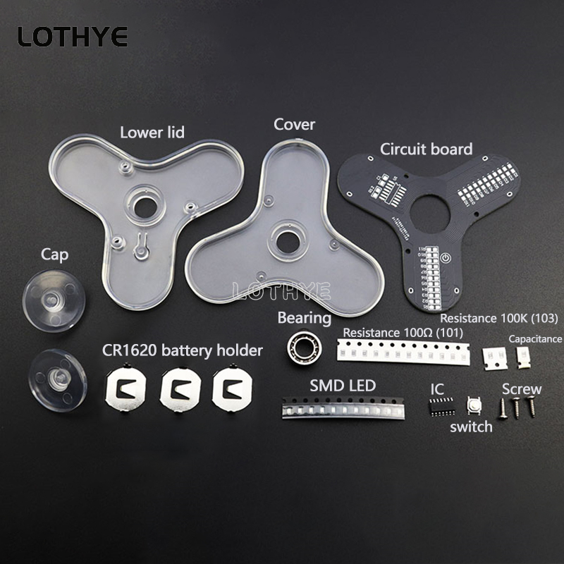LED Fidget Spinner Herstellung – Diy Electronics Parts Bewertung und Preis