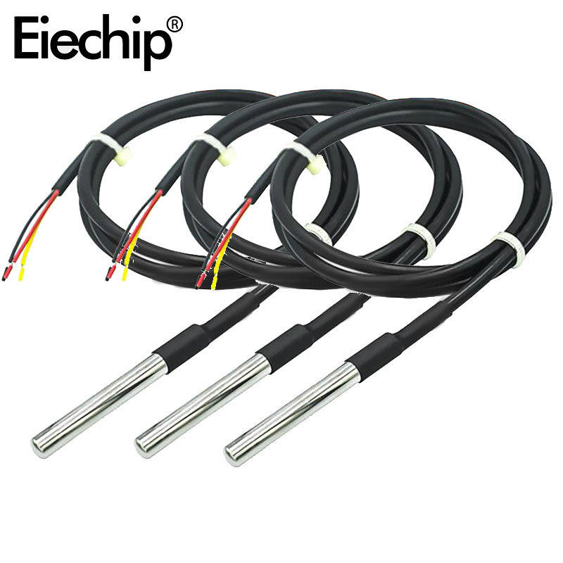1PCS Wasserdicht DS18B20 gewin – Ds18B20 Temperature Sensor Bewertung und Preis