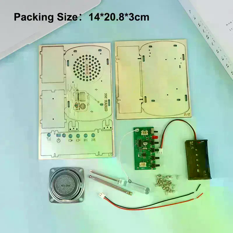 /Cna/DIY Holz-FM-Radio-Bausatz – Diy Electronics Projects For Students Bewertung und Preis