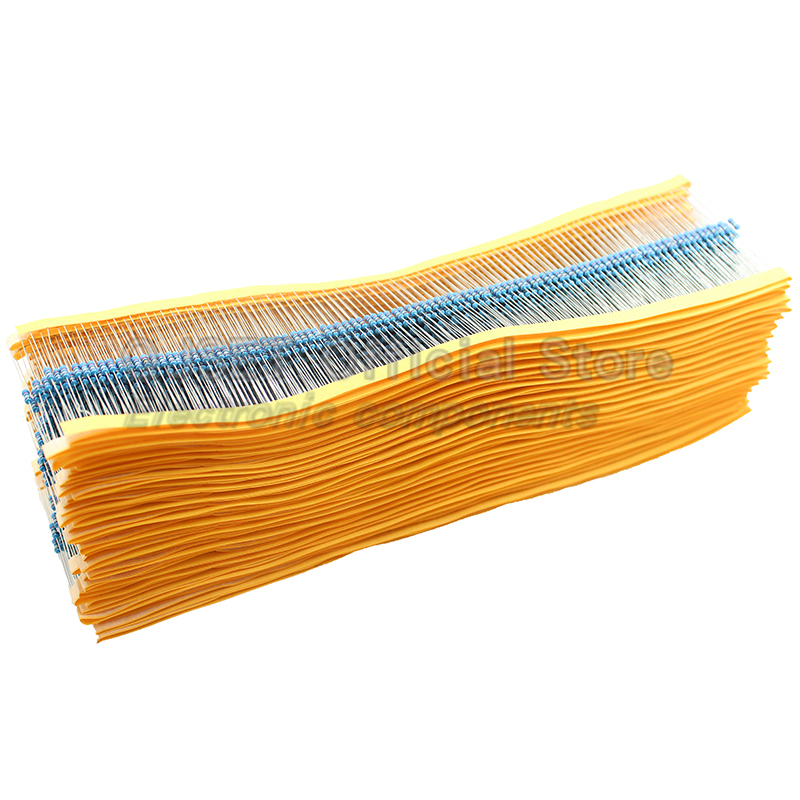 100 Stück 1/4 W Metallschichtw – Resistor Kit 1 4W Bewertung und Preis